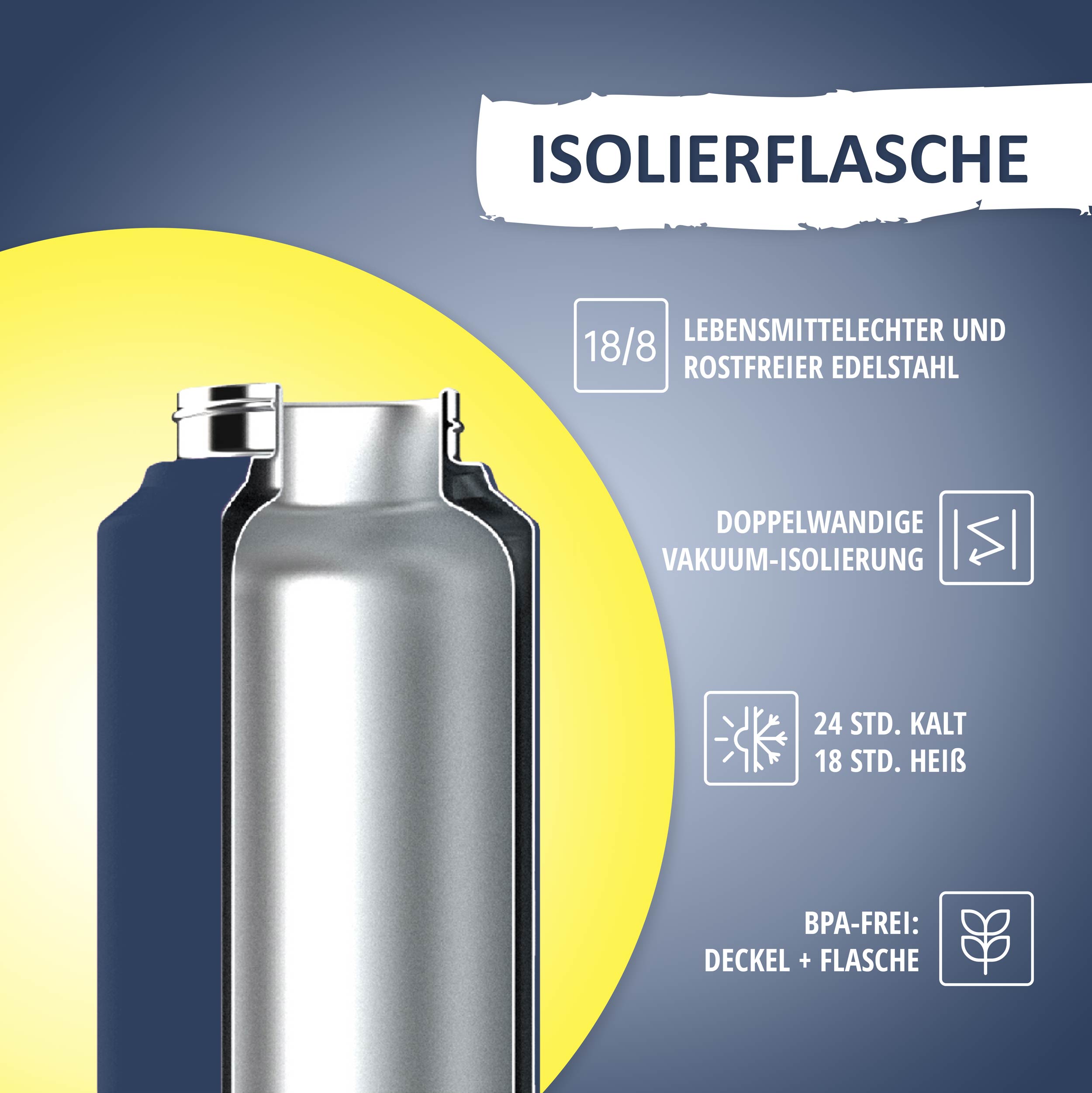 Trinkflasche - 350ml - Space