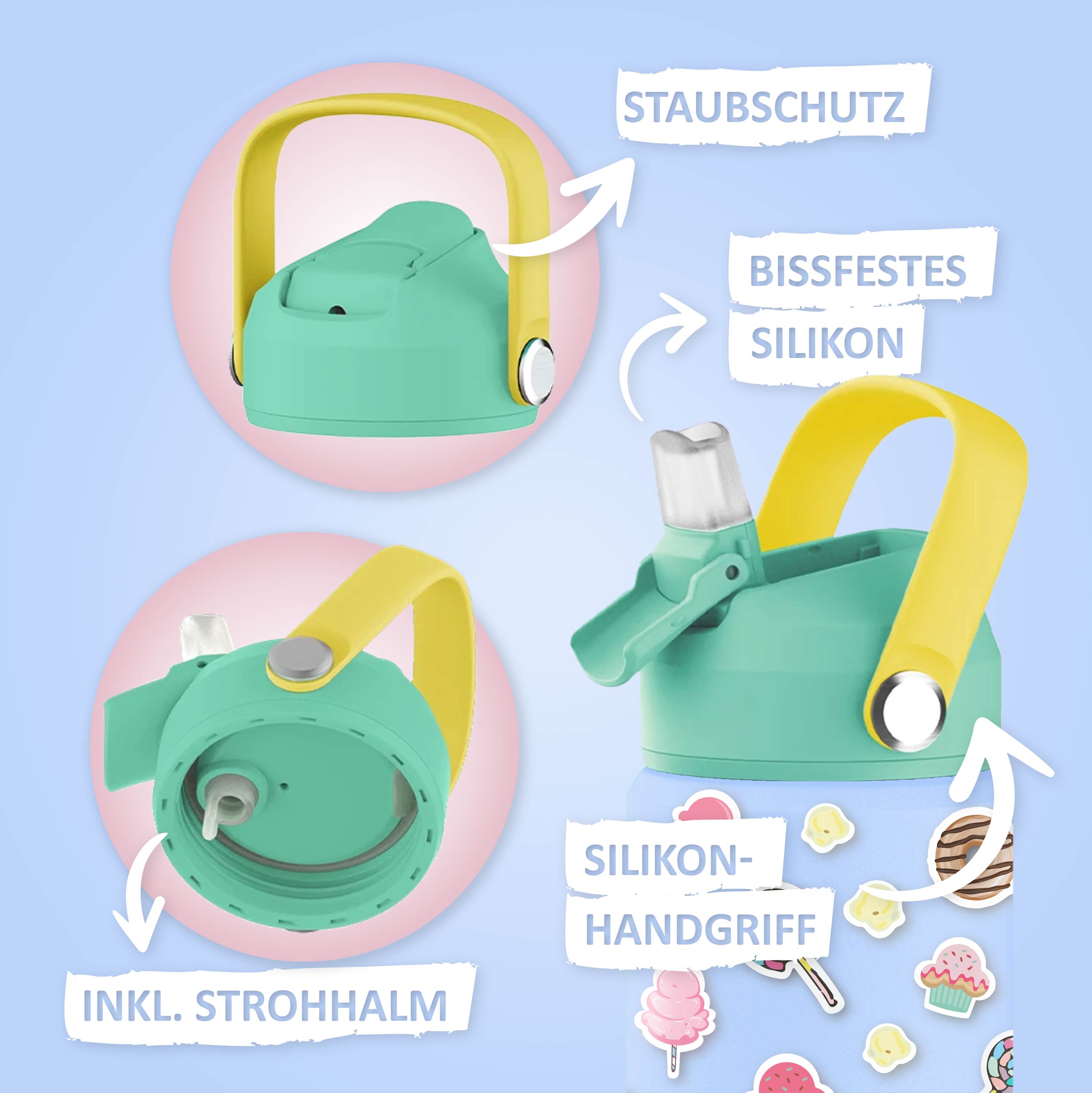 Trinkflasche - 350ml - Candyland