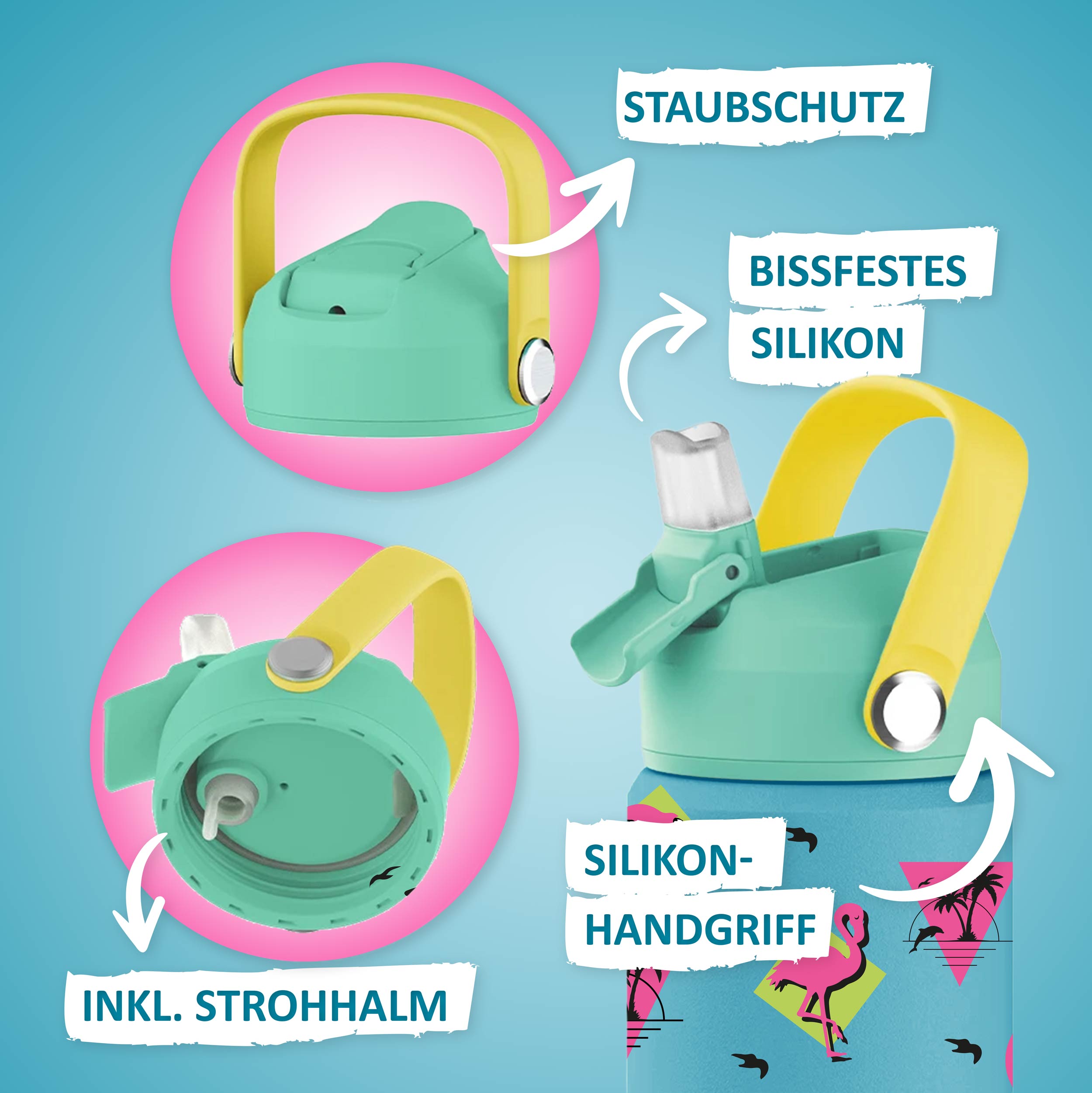 Trinkflasche - 350ml - Miami Beach