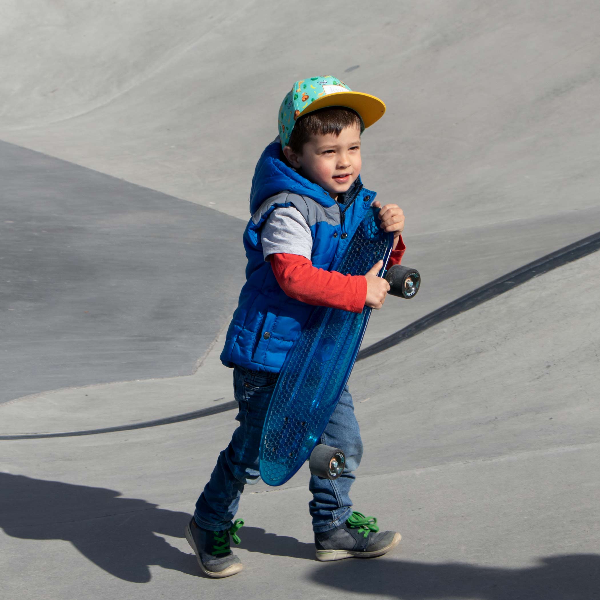 Trinkflasche + Snapback Cap Bundle - Safari