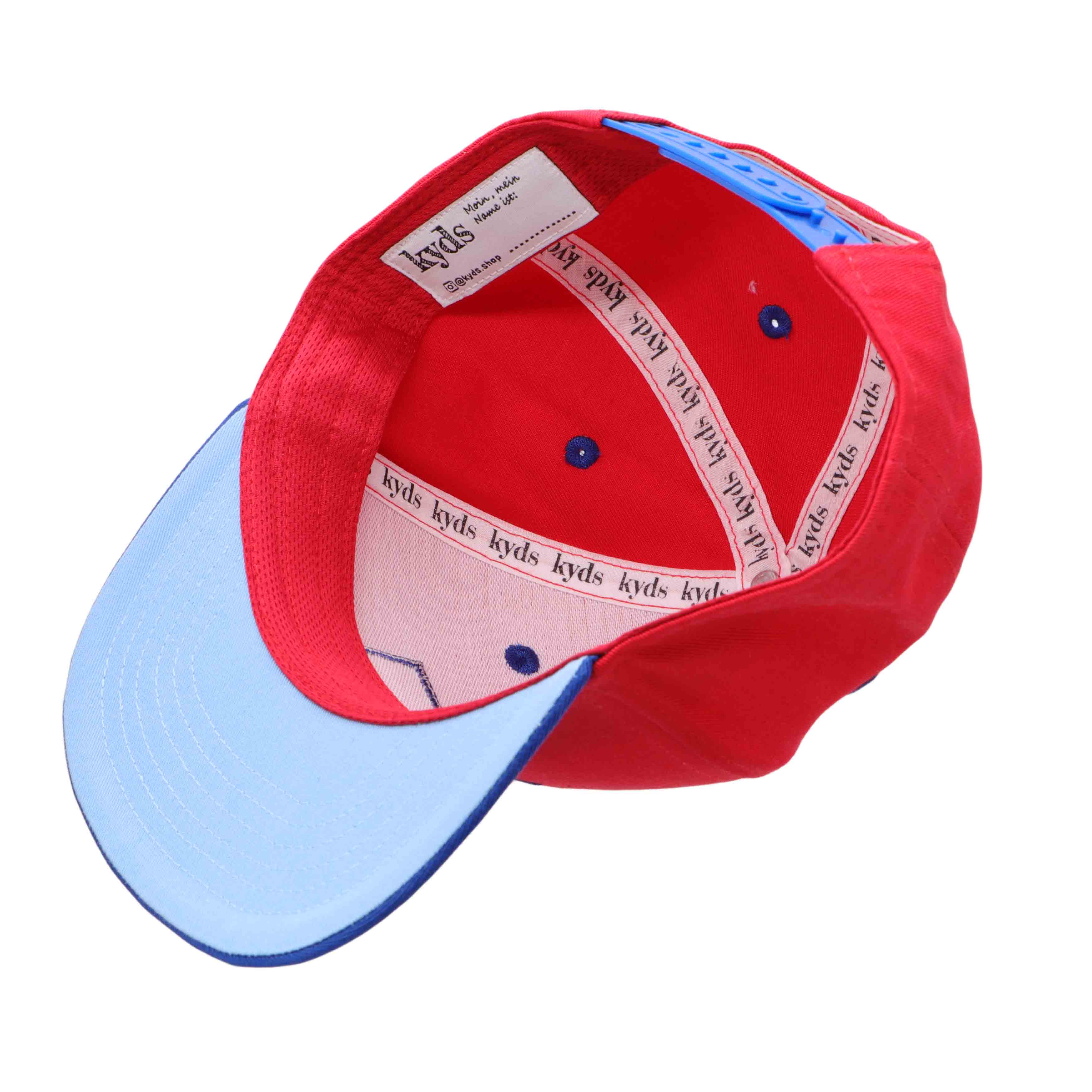 Kinder Snapback Cap - Pure College Red