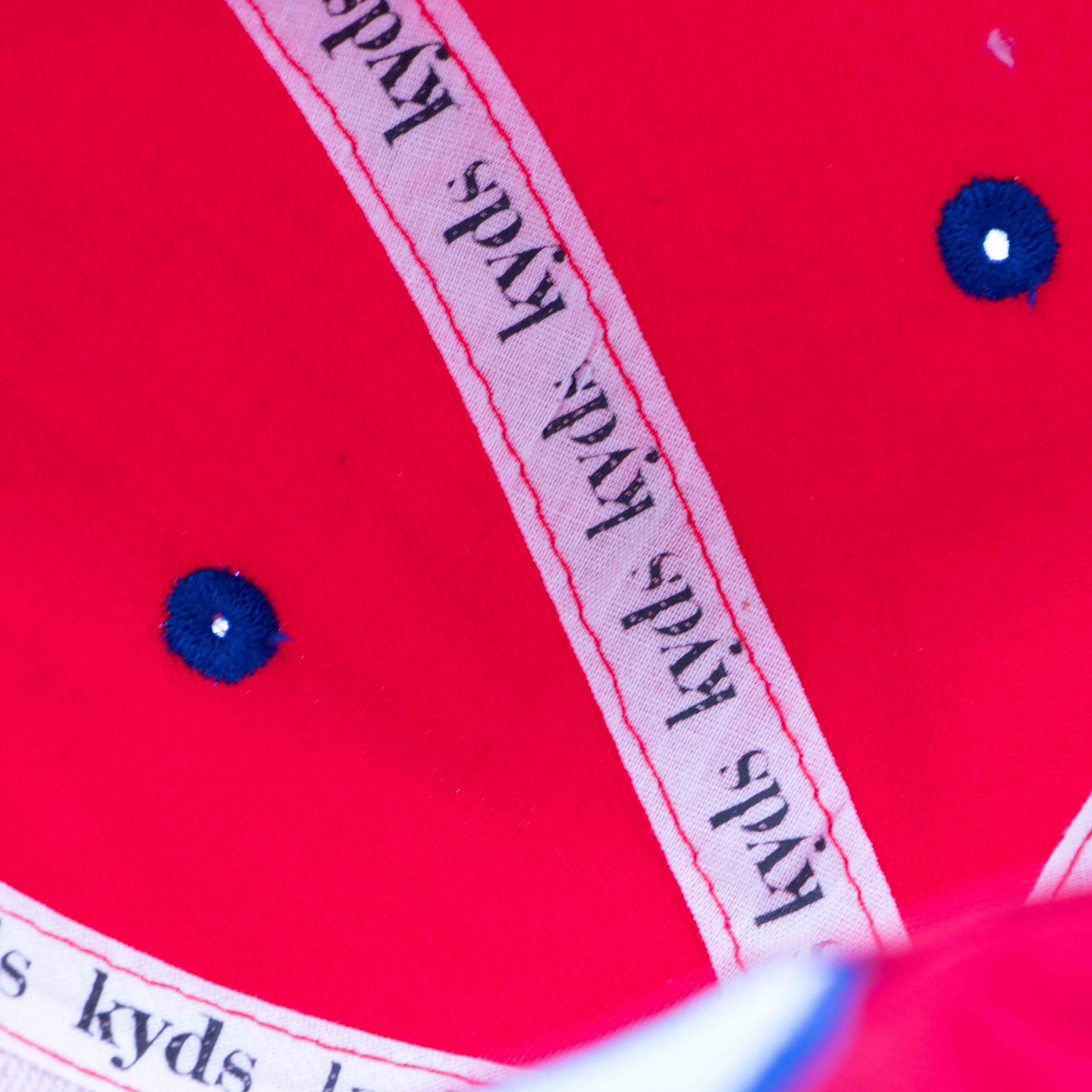 Kinder Snapback Cap - Pure College Red