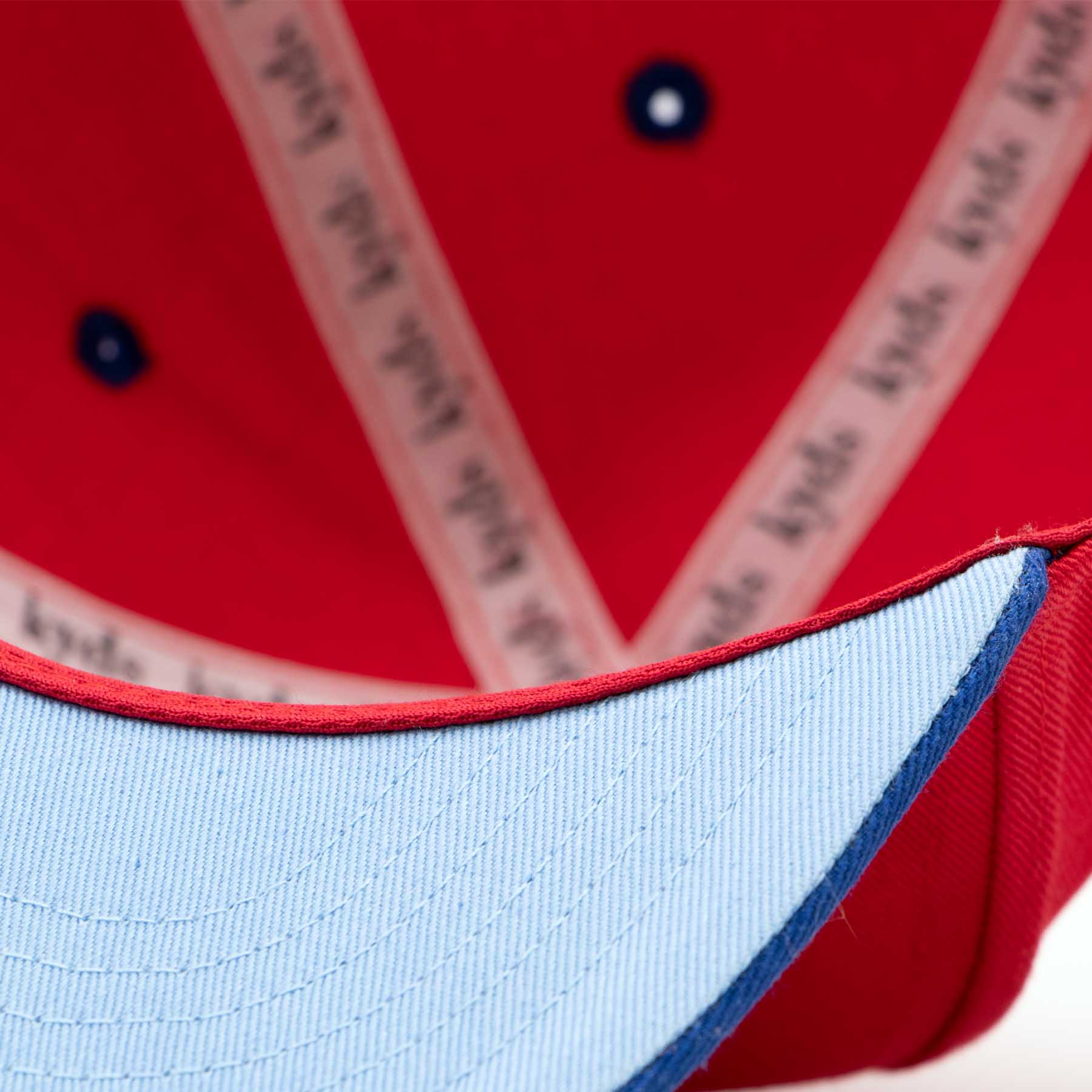 Kinder Snapback Cap - Pure College Red