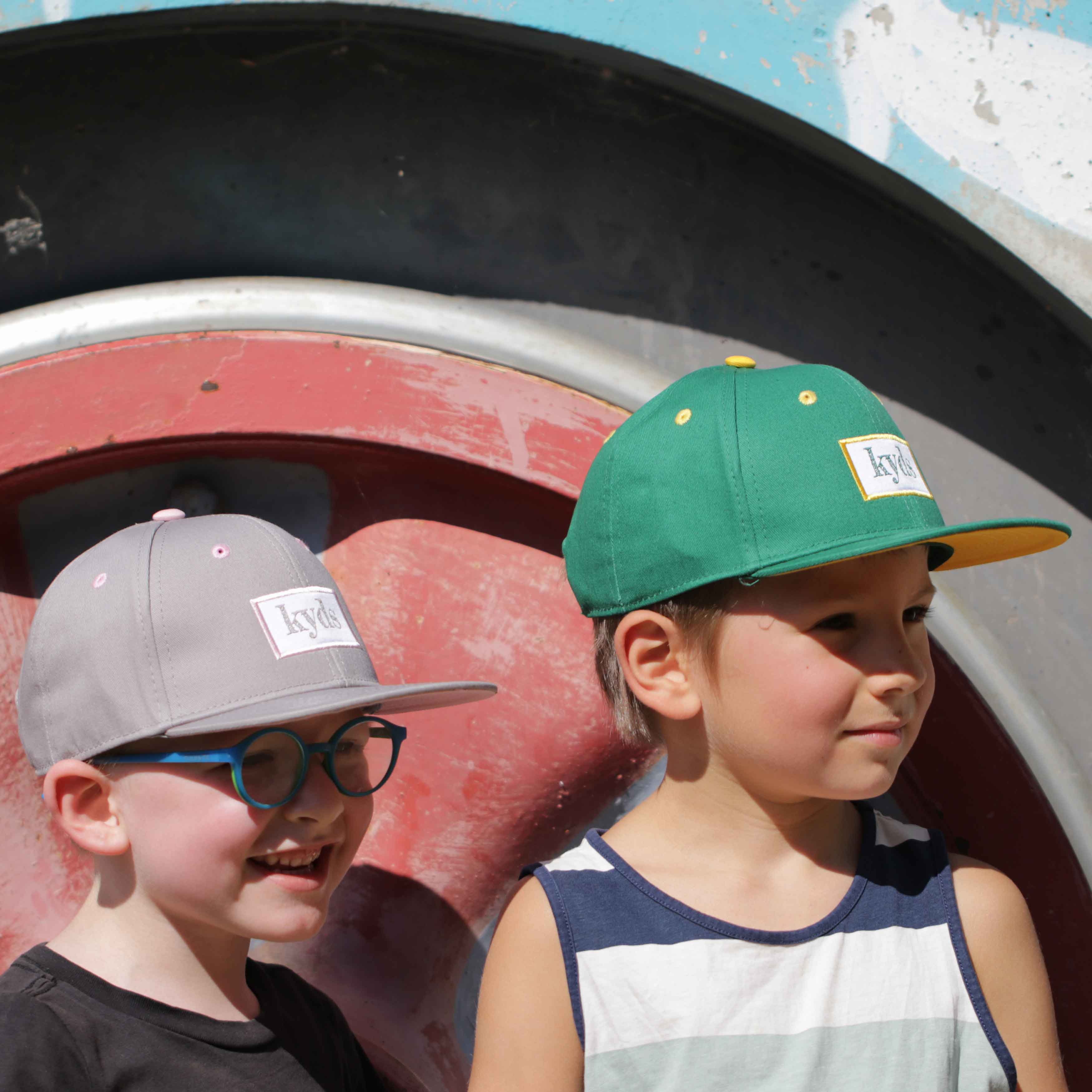 Kinder Snapback Cap - Pure Racing Green