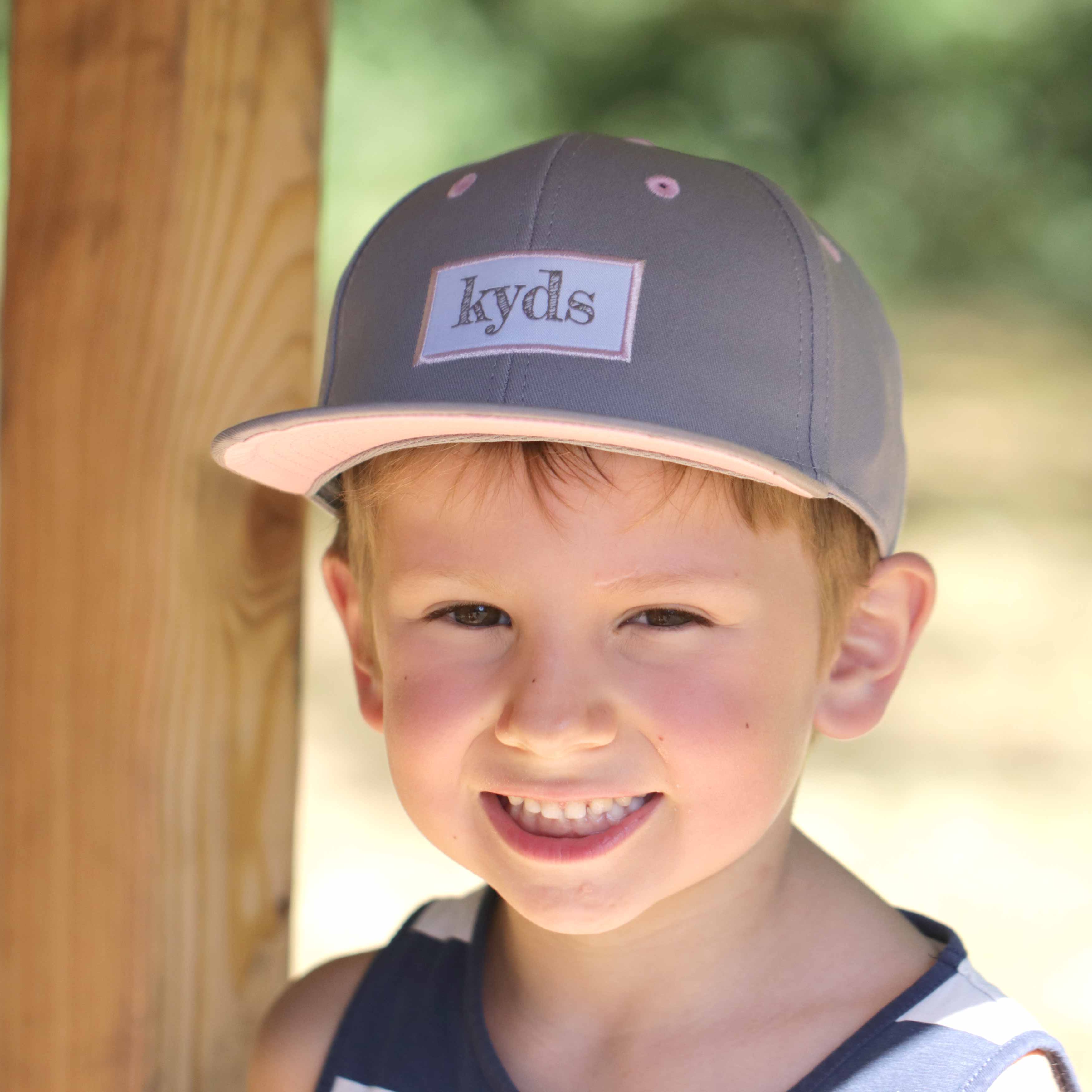 Kinder Snapback Cap - Pure Sweet Grey