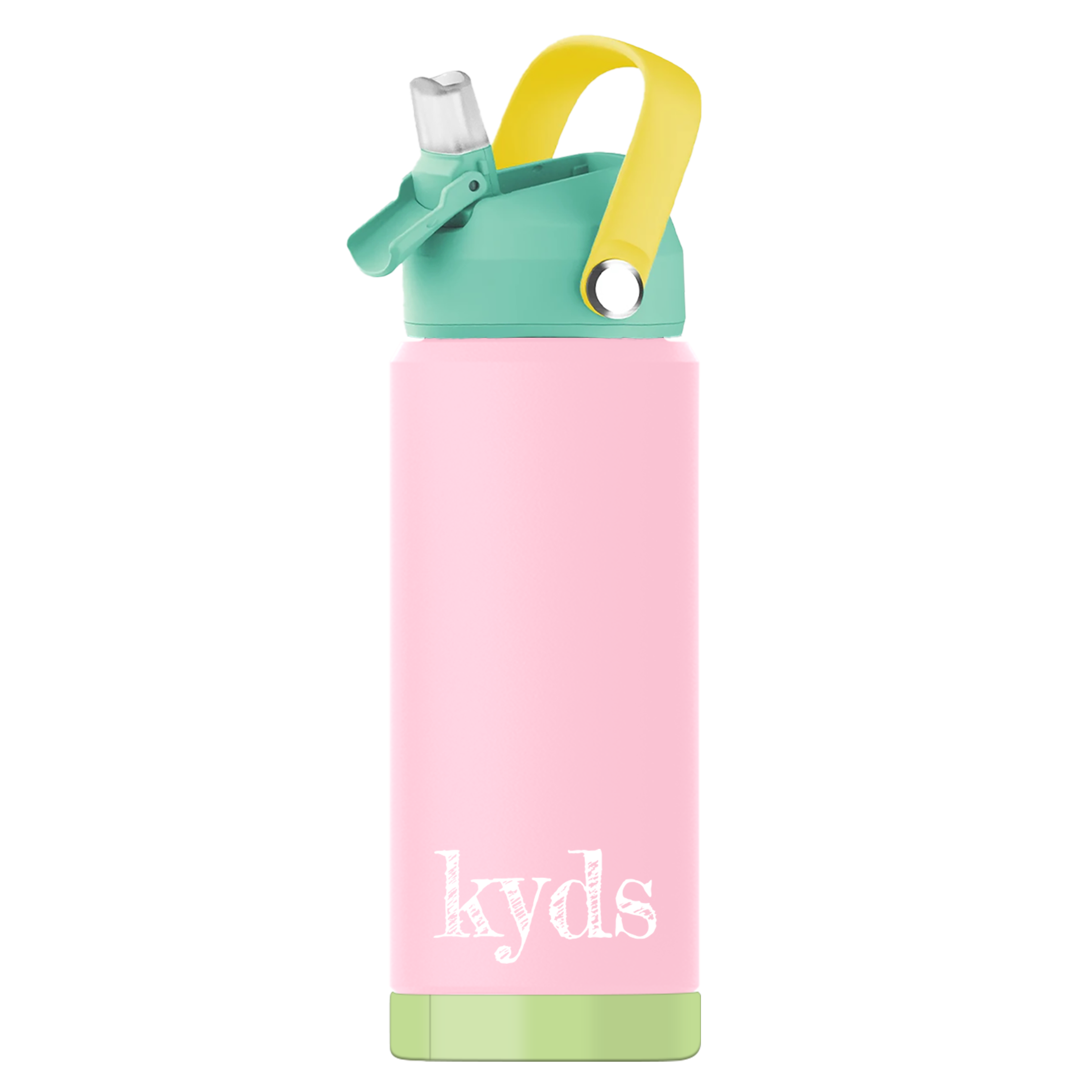 Trinkflasche - 500ml - Rosa/Light Green